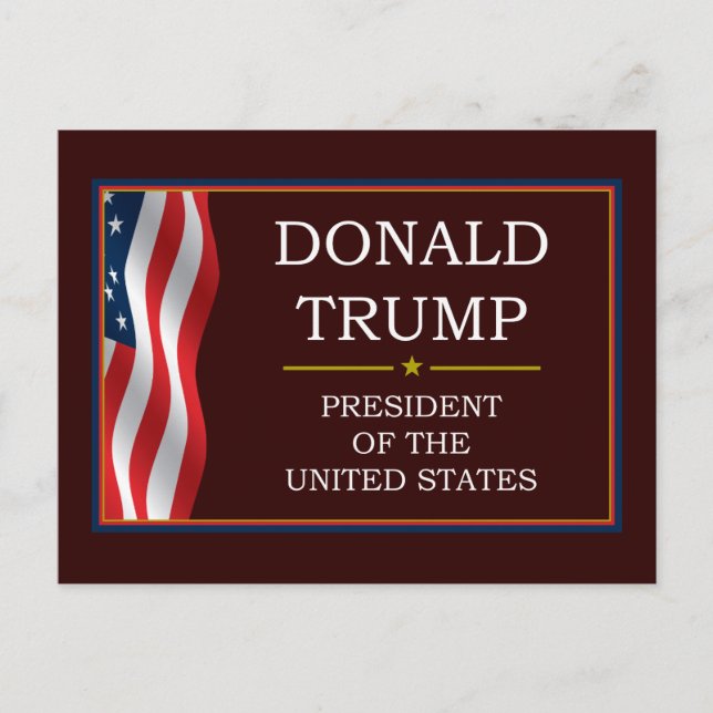 Donald Trump for President V3 Postcard (Front)