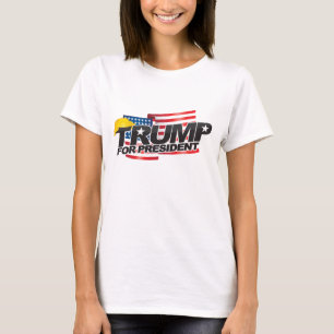 Donald Trump For President (with hair) Women's Tee