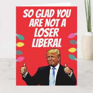 DONALD TRUMP FUNNY CHRISTMAS GREETING CARD