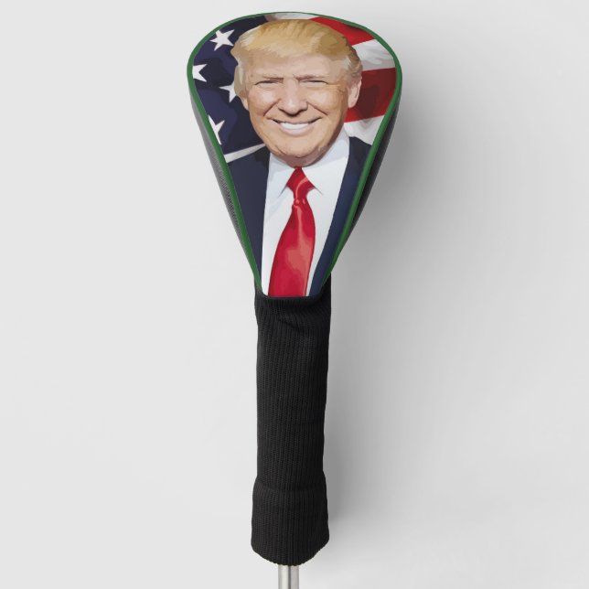 DONALD TRUMP GOLF DRIVER COVER (Front)