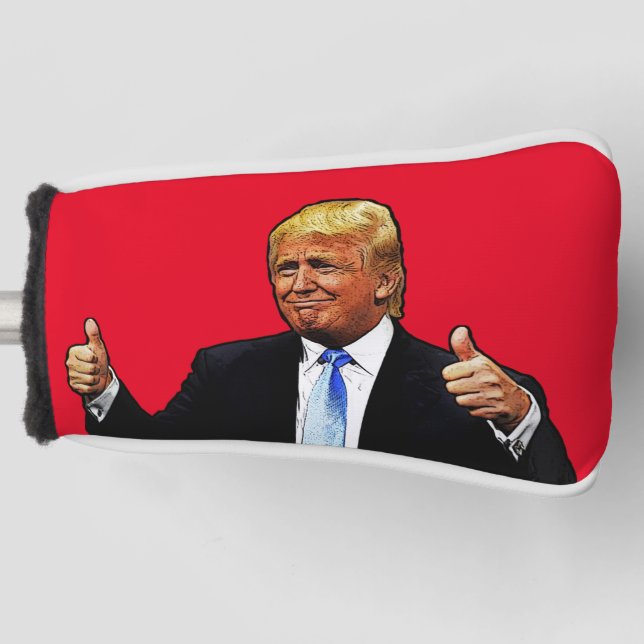 DONALD TRUMP GOLF HEAD COVER (Front)