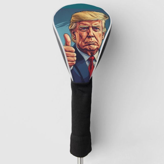 DONALD TRUMP GOLF HEAD COVER (Front)