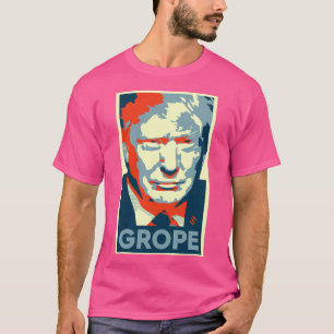 Donald Trump Grope - Barrack Obama Parody T-Shirt