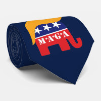 Donald Trump Hair GOP Elephant Logo MAGA