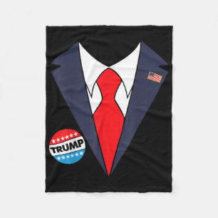 Donald Trump Halloween Costume Funny Kids Fleece Blanket