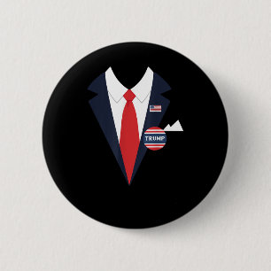 Donald Trump Halloween Costume Funny Kids Suit  6 Cm Round Badge