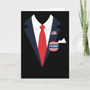 Donald Trump Halloween Costume Funny Kids Suit Card