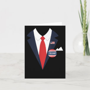 Donald Trump Halloween Costume Funny Kids Suit Card