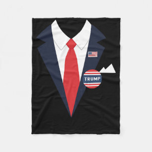 Donald Trump Halloween Costume Funny Kids Suit  Fleece Blanket