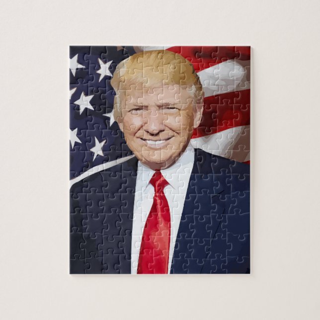 DONALD TRUMP HANDSOME PORTRAIT jigsaw puzzle (Vertical)