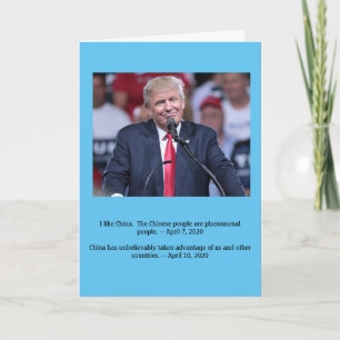 Donald Trump "Have Your Cake" Birthday Card