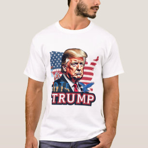 Donald Trump Homage T-shirt Tee Top US President 