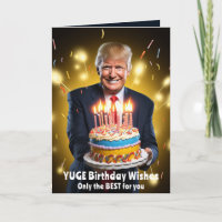 DONALD TRUMP HUMOROUS  BIRTHDAY CARD