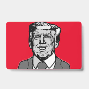 DONALD TRUMP ID BADGE