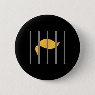 Donald Trump Impeach Anti-trump Behind Bars 6 Cm Round Badge