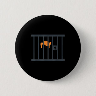 Donald trump impeach anti-trump behind bars Donald 6 Cm Round Badge