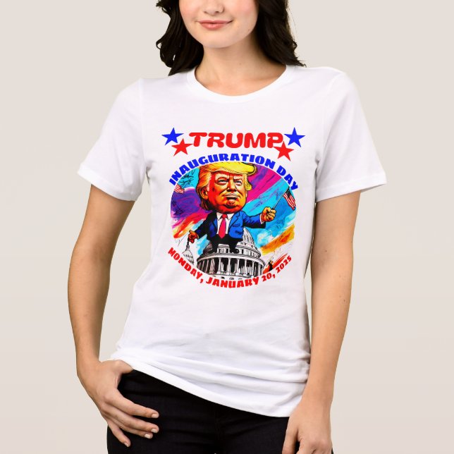DONALD TRUMP- INAUGURATION 2025 Tri-Blend SHIRT (Front)