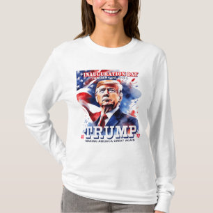 Donald Trump Inauguration Celebration Ladies T-Shirt