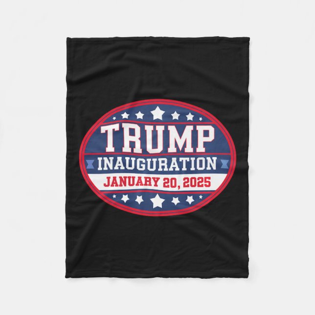 Donald Trump Inauguration Day 2025  Fleece Blanket (Front)