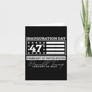 Donald Trump Inauguration Day 2025 Men Woman Kids Card