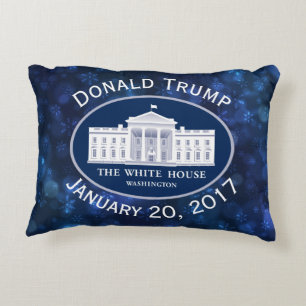 Donald Trump Inauguration Day & White House Decorative Cushion