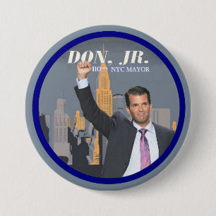 Donald Trump, Junior for NYC Mayor 2017 7.5 Cm Round Badge