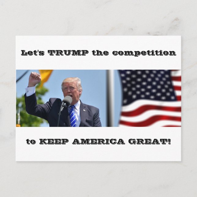 Donald Trump Keep America Great 2020 Postcards (Front)
