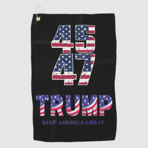 Donald Trump Keep America Great  Gift Watch Golf Towel