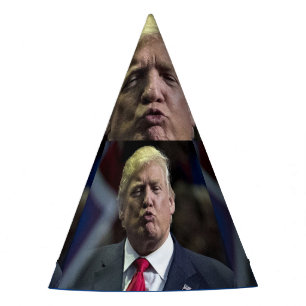 DONALD TRUMP KISS BIRTHDAY PARTY HATS