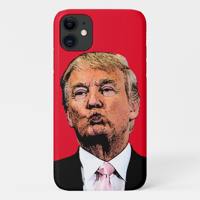 DONALD TRUMP KISS IPHONE CASE (Back)