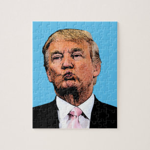 DONALD TRUMP KISS JIGSAW PUZZLE