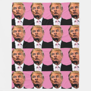 DONALD TRUMP LARGE FLEECE BLANKET