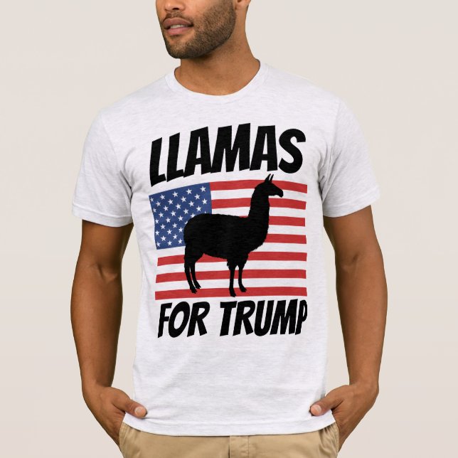 DONALD TRUMP LLAMA T-SHIRTS (Front)