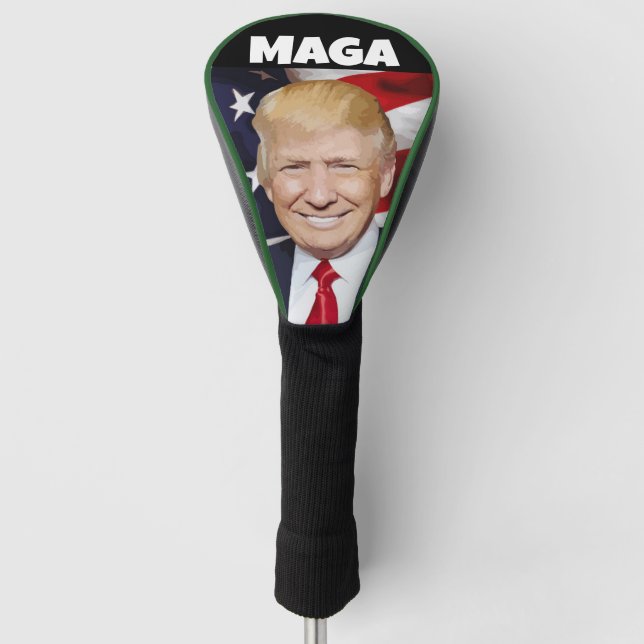 DONALD TRUMP MAGA 2024 GOLF HEAD COVER (Front)