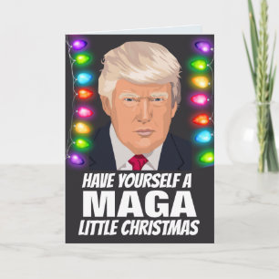 DONALD TRUMP MAGA LITTLE Christmas cards