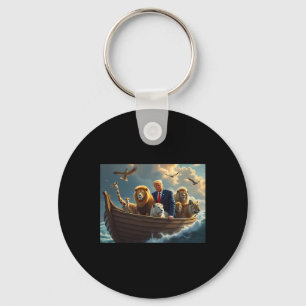 Donald Trump Make Cats Safe Again 2024 Debate 2  Key Ring