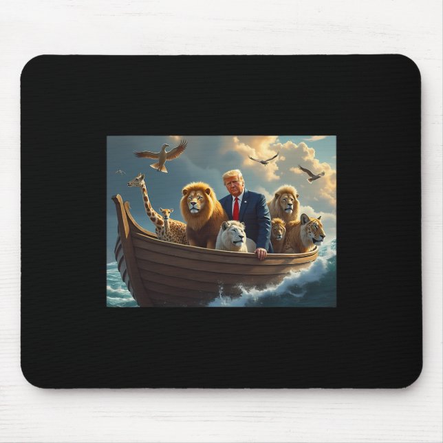 Donald Trump Make Cats Safe Again 2024 Debate 2  Mouse Pad (Front)
