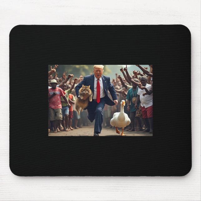Donald Trump Make Cats Safe Again 2024 Debate  Mouse Pad (Front)