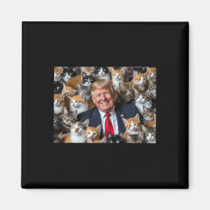 Donald Trump Make Cats Safe Again 2024 Dete Funny Magnet