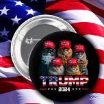 Donald Trump Make Cats Safe Again Red Hat 2024 6 Cm Round Badge<br><div class="desc">Donald Trump Make Cats Safe Again Red Hat 2024</div>