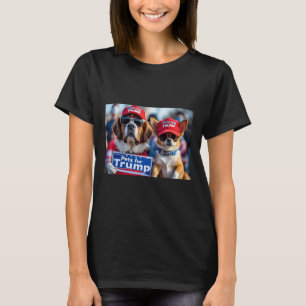 Donald Trump Make Dogs Safe Again Red Hat 2024 Deb T-Shirt