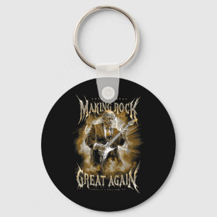 Donald Trump Making Rock Music Great Again Vintage Key Ring