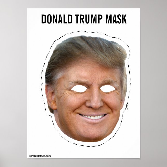 Donald Trump Mask Poster (Front)