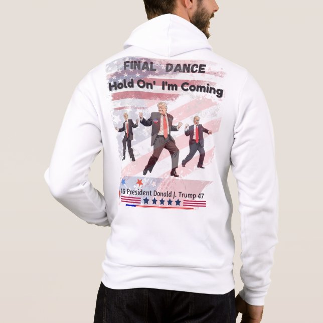 Donald Trump Men's Hoodie (Back)