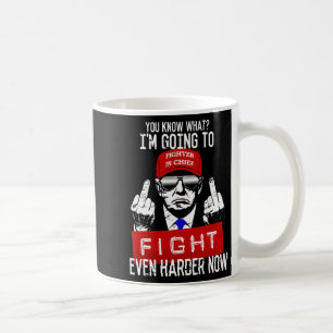 Donald Trump Middle Finger Flipping Off Pro Republ Coffee Mug