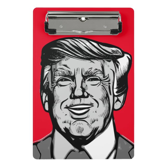 DONALD TRUMP MINI CLIPBOARD (Front)