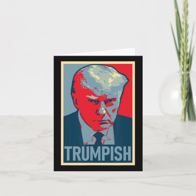 Donald Trump Mug Shot  Card (Front)