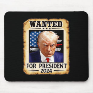 Donald Trump Mug Shot Wanted For U.s. President 20 Mouse Pad