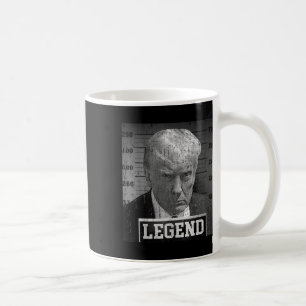 Donald Trump Mugshot 2024 Not Guilty Supporter Coffee Mug