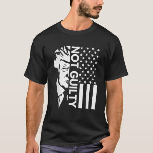 Donald Trump Mugshot 2024 Not Guilty Supporter USA T-Shirt